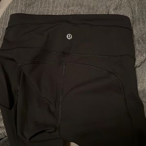 Black Lululemon Leggings Size 4